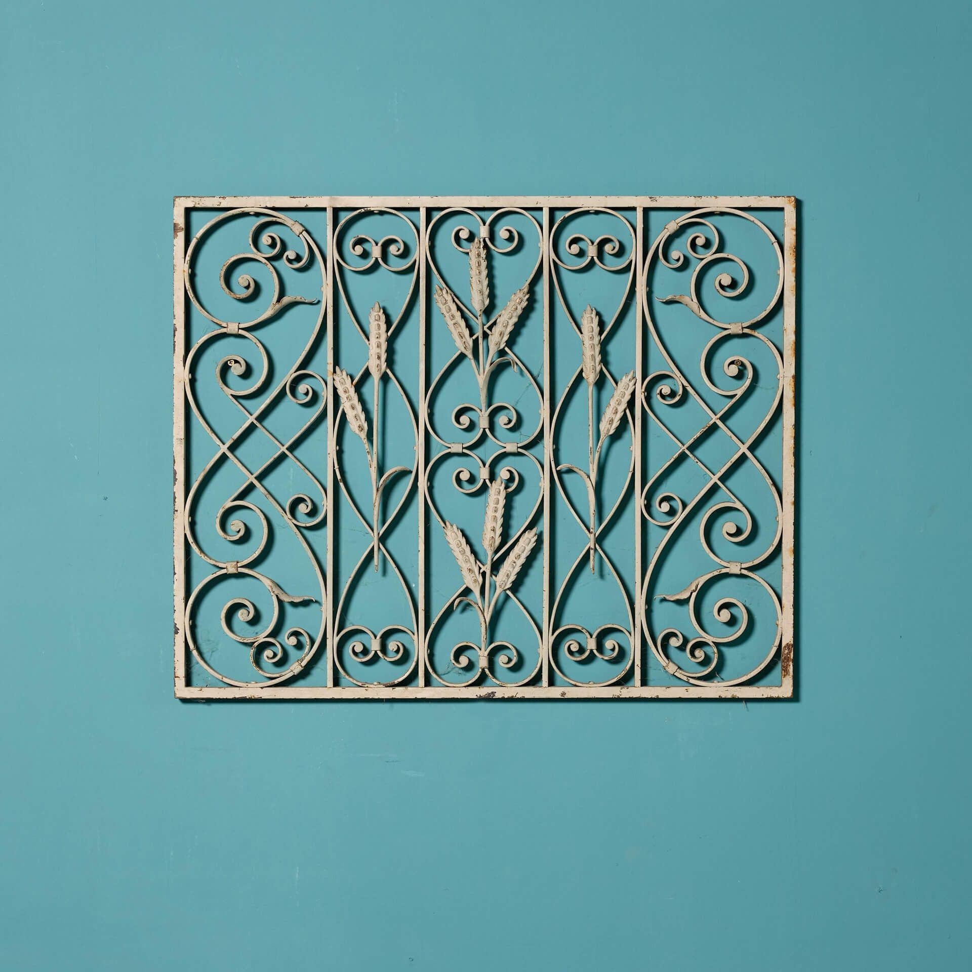 Reclaimed Victorian Wrought Iron Panel For Sale