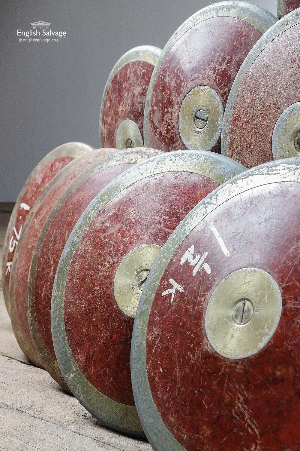Metal Reclaimed Vintage Discus, 20th Century For Sale