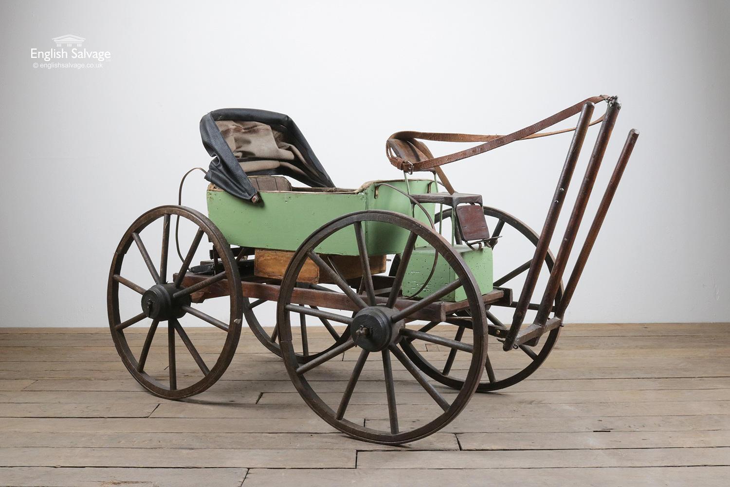 European Reclaimed Vintage Four Wheeled Model Cart, 20th Century For Sale