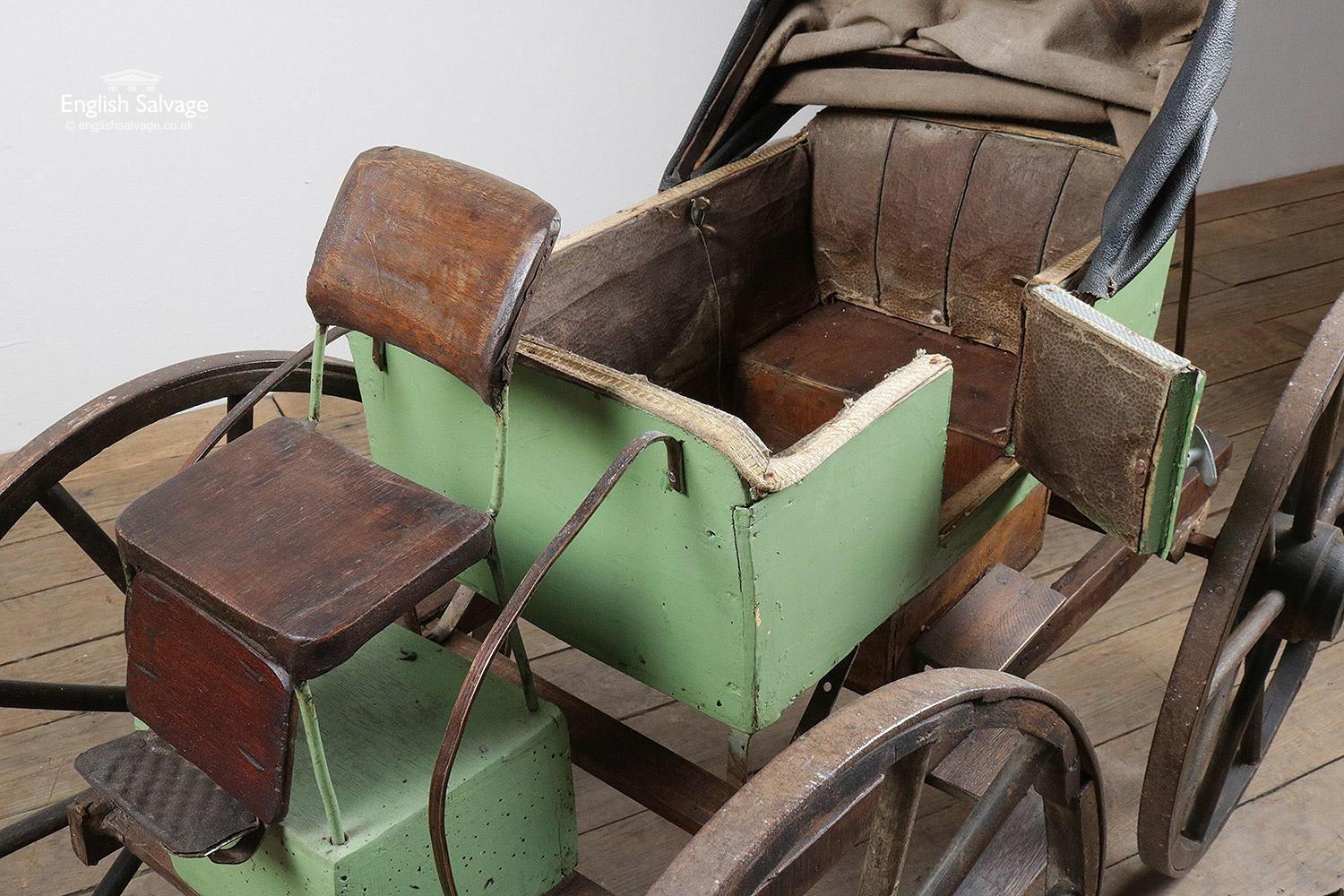 Reclaimed Vintage Four Wheeled Model Cart, 20th Century In Good Condition For Sale In London, GB