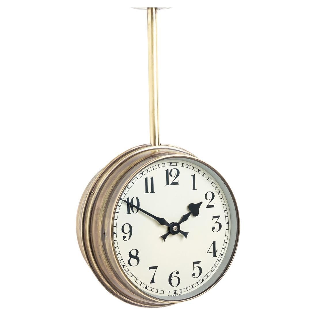 Vintage School Double Sided Clock at 1stDibs double sided clock
