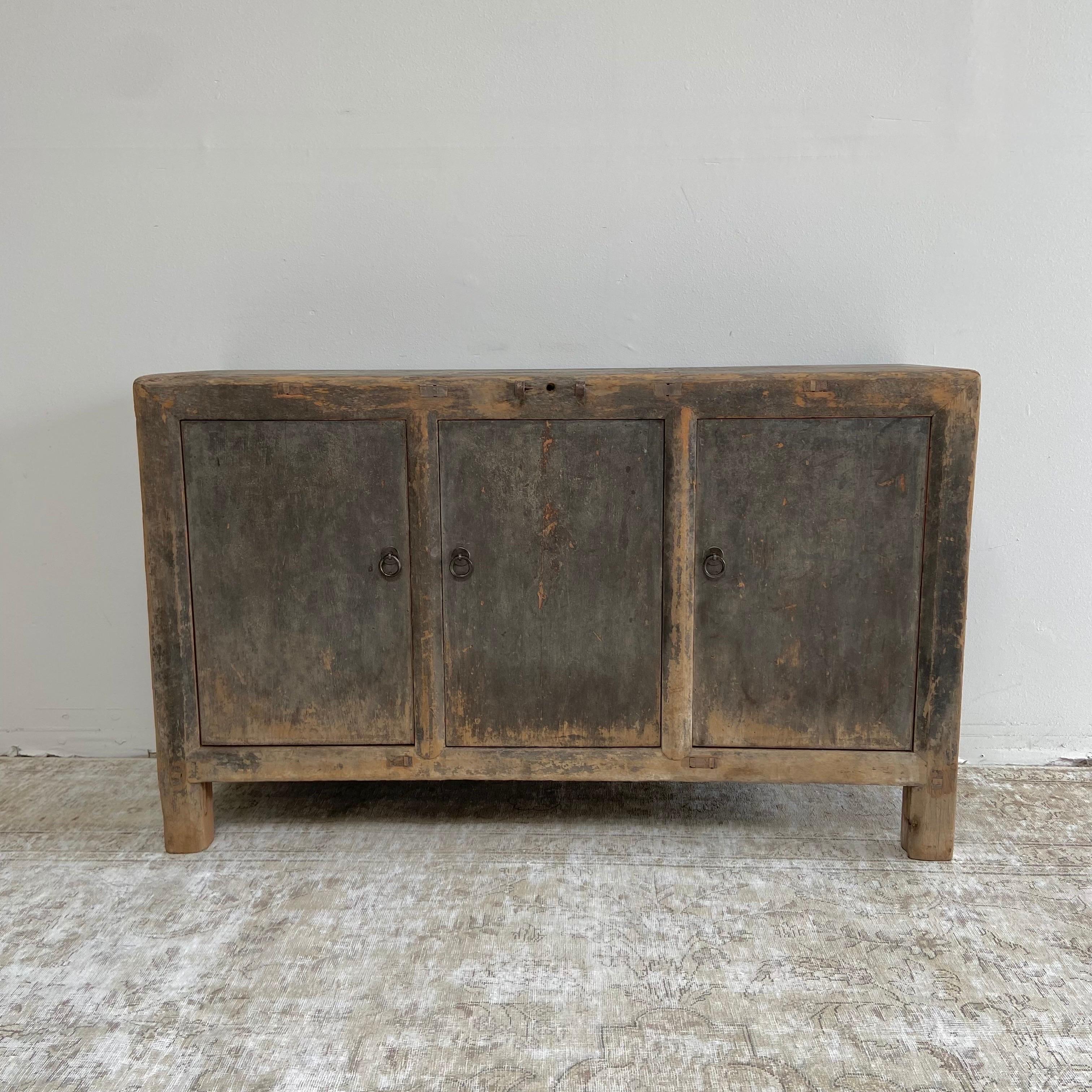 Reclaimed Vintage Painted Cabinet with Original Details 10
