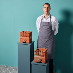 Two Antique W Meeds & Son Terracotta Planters