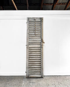 Reclaimed Weathered 19th Century French Shutter
