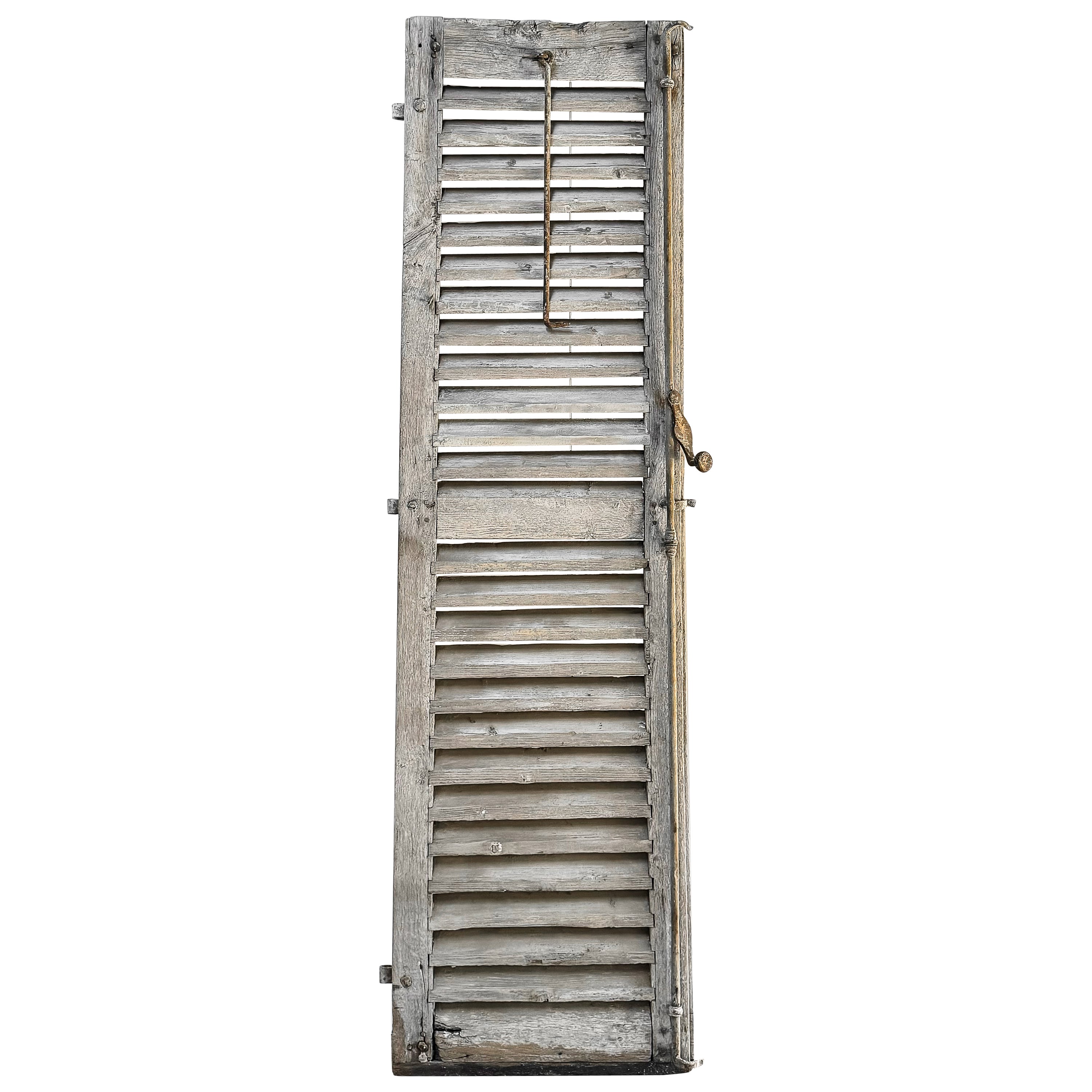 Reclaimed Weathered 19th Century French Shutter