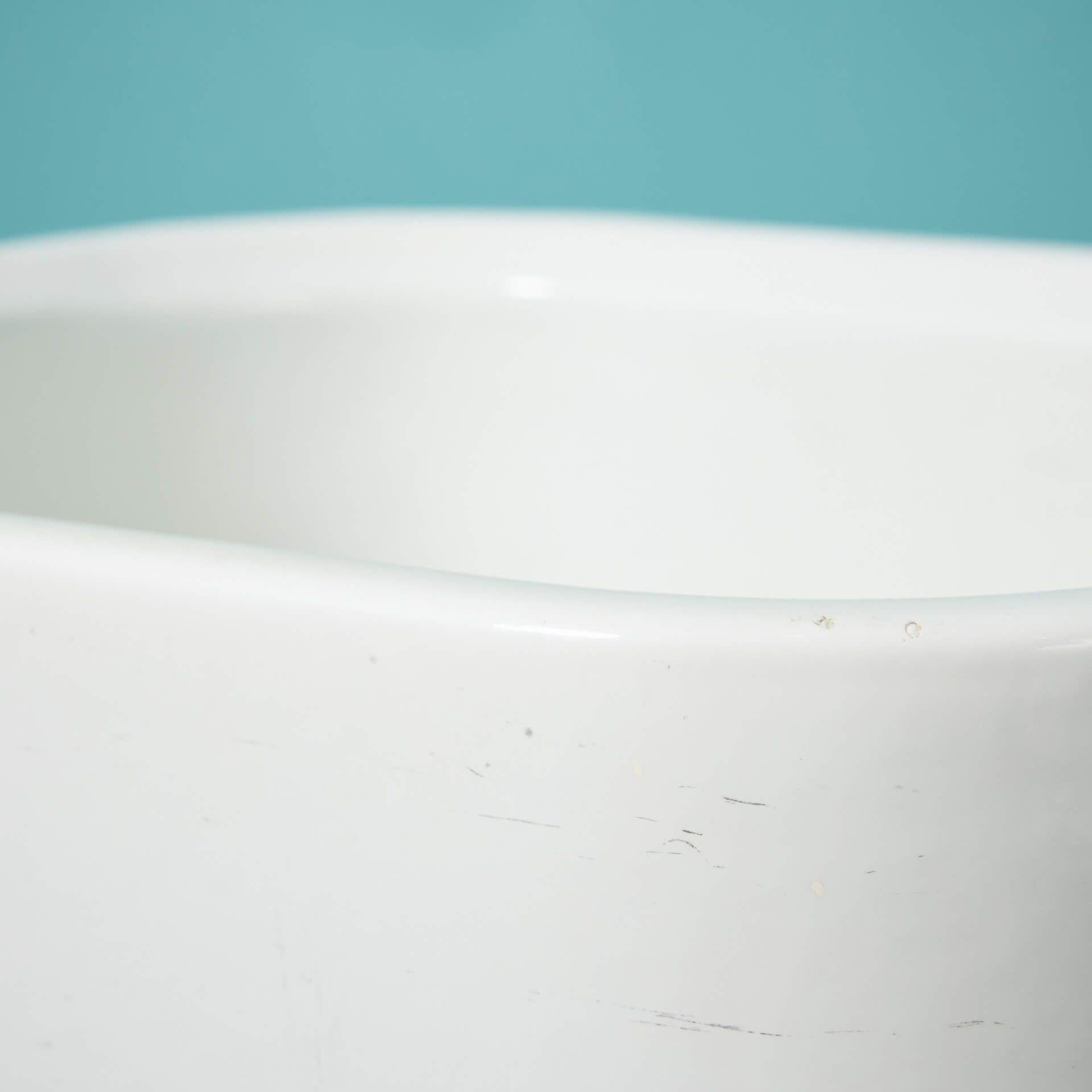 Belfaster Waschbecken aus weißem Porzellan, aufgearbeitet (Englisch) im Angebot