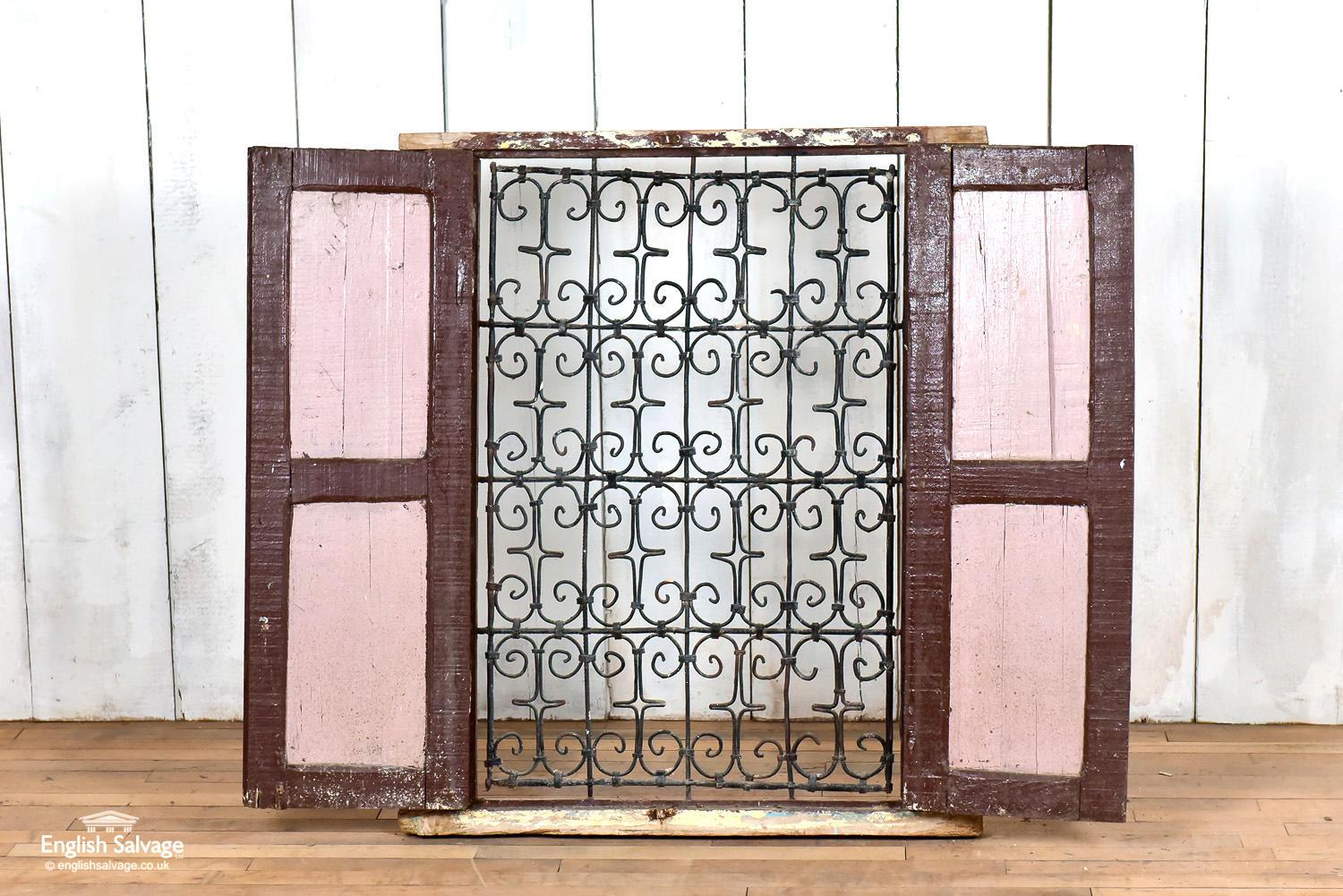 Wood Reclaimed Window from Morocco, 20th Century For Sale