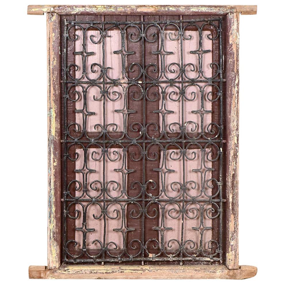 Reclaimed Window from Morocco, 20th Century For Sale