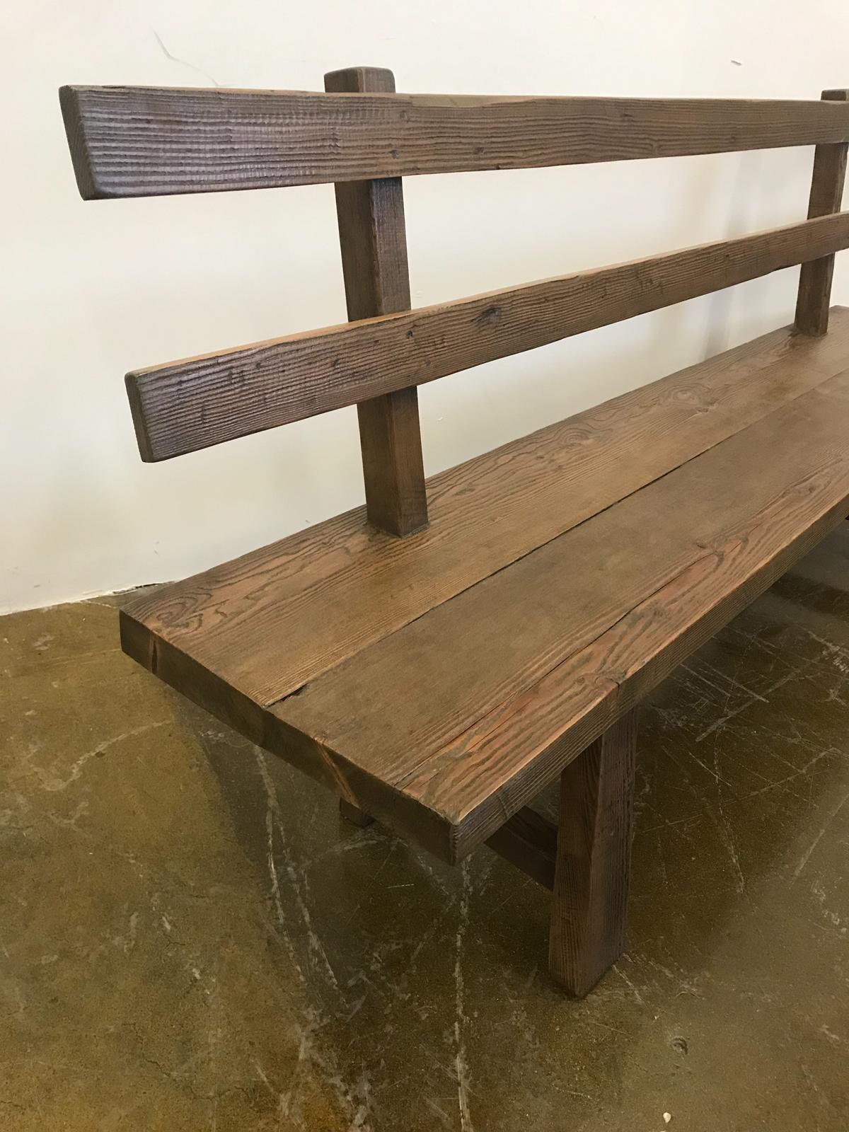 Reclaimed Wood Bench 4
