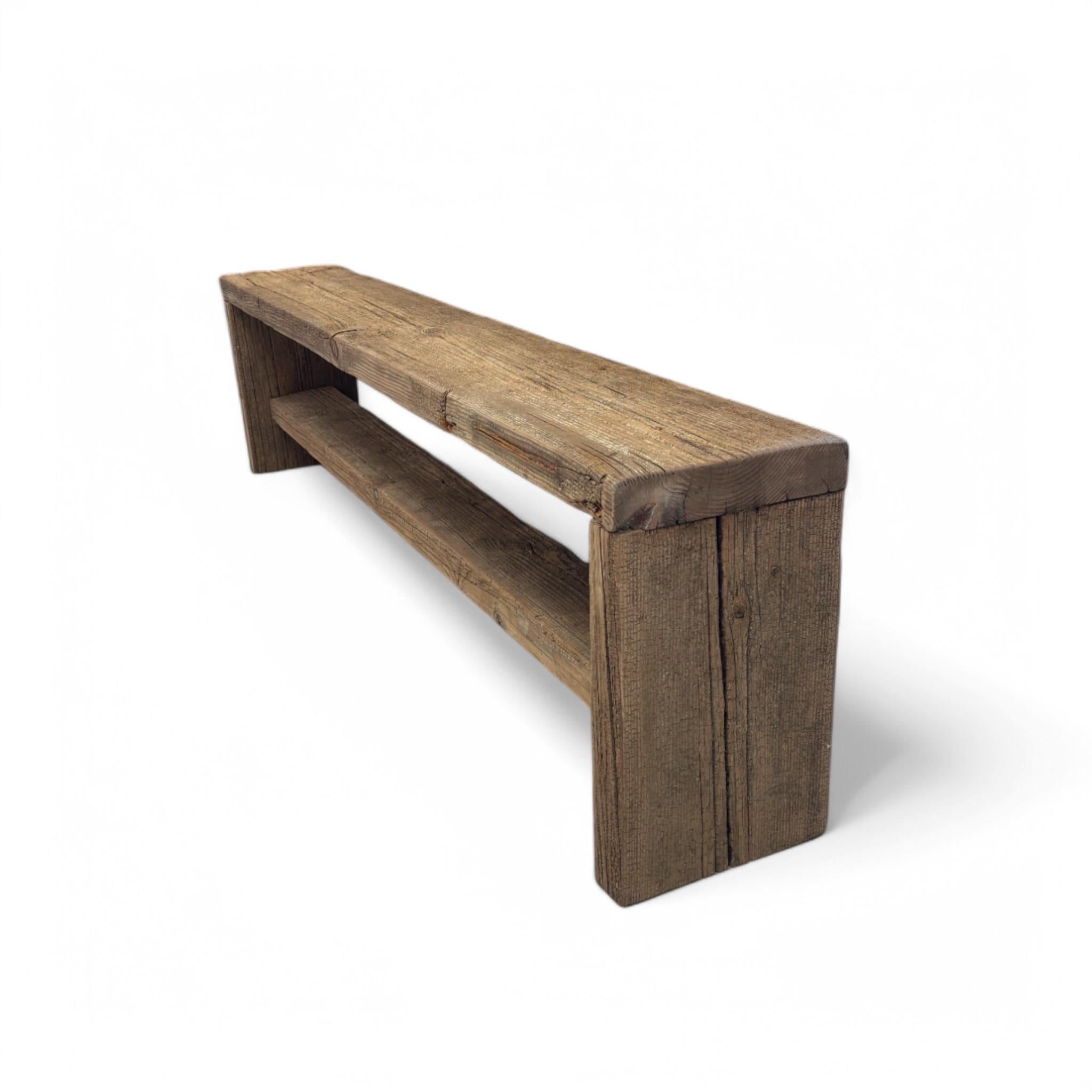 American Reclaimed Wood Bench For Sale