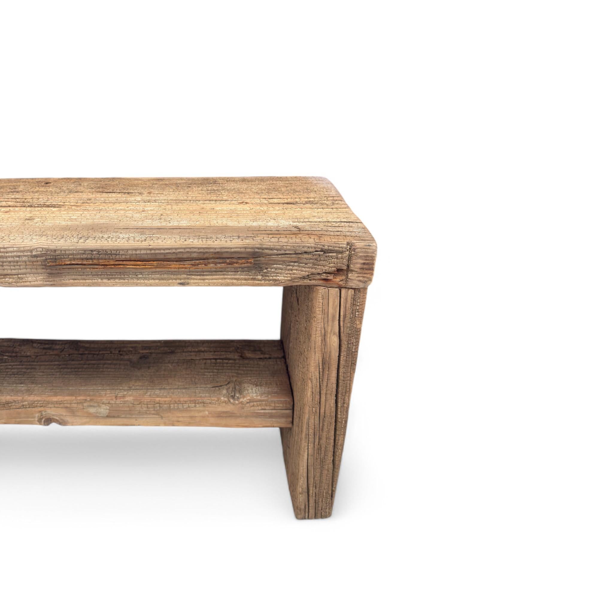 Reclaimed Wood Bench For Sale 1
