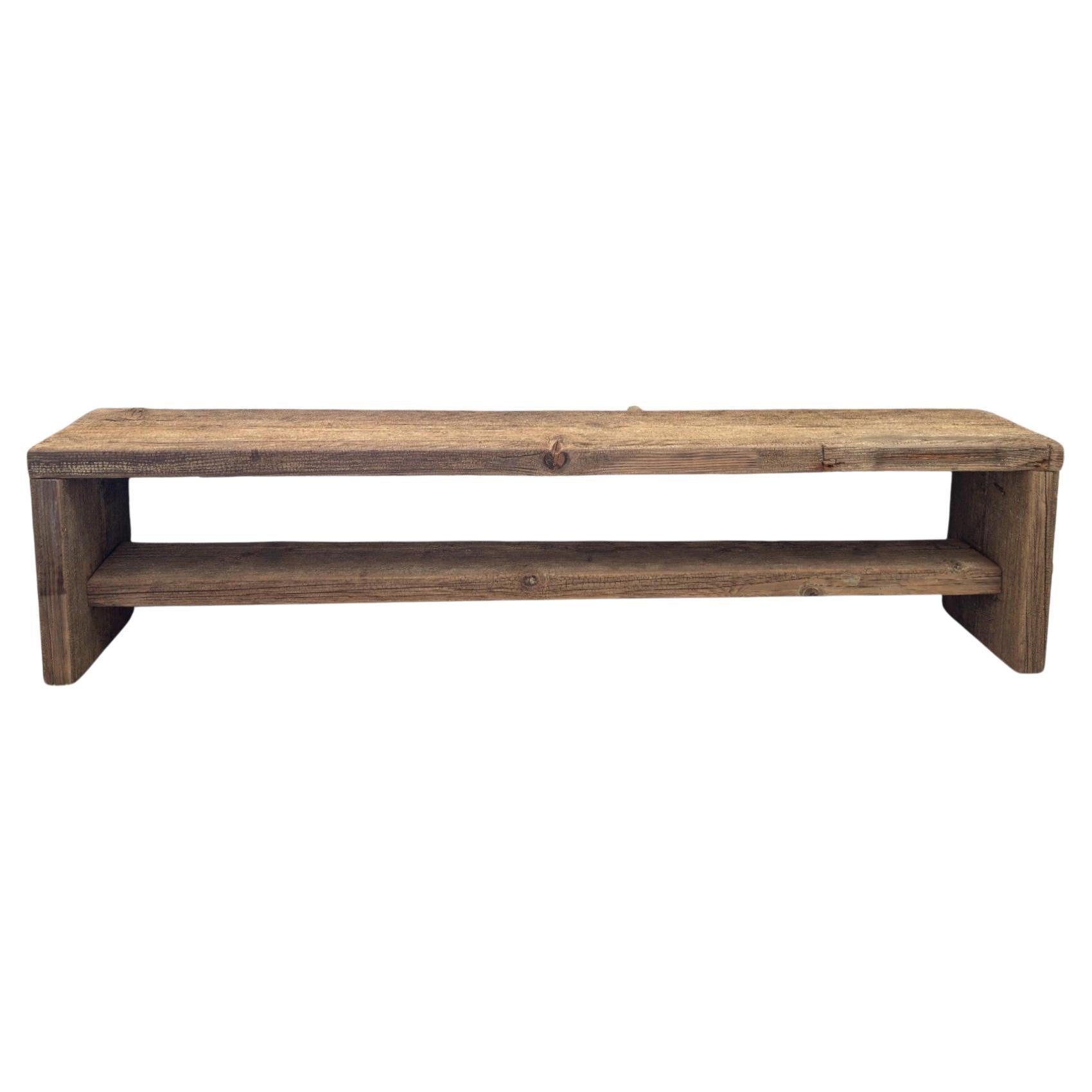 Panchina in legno di recupero