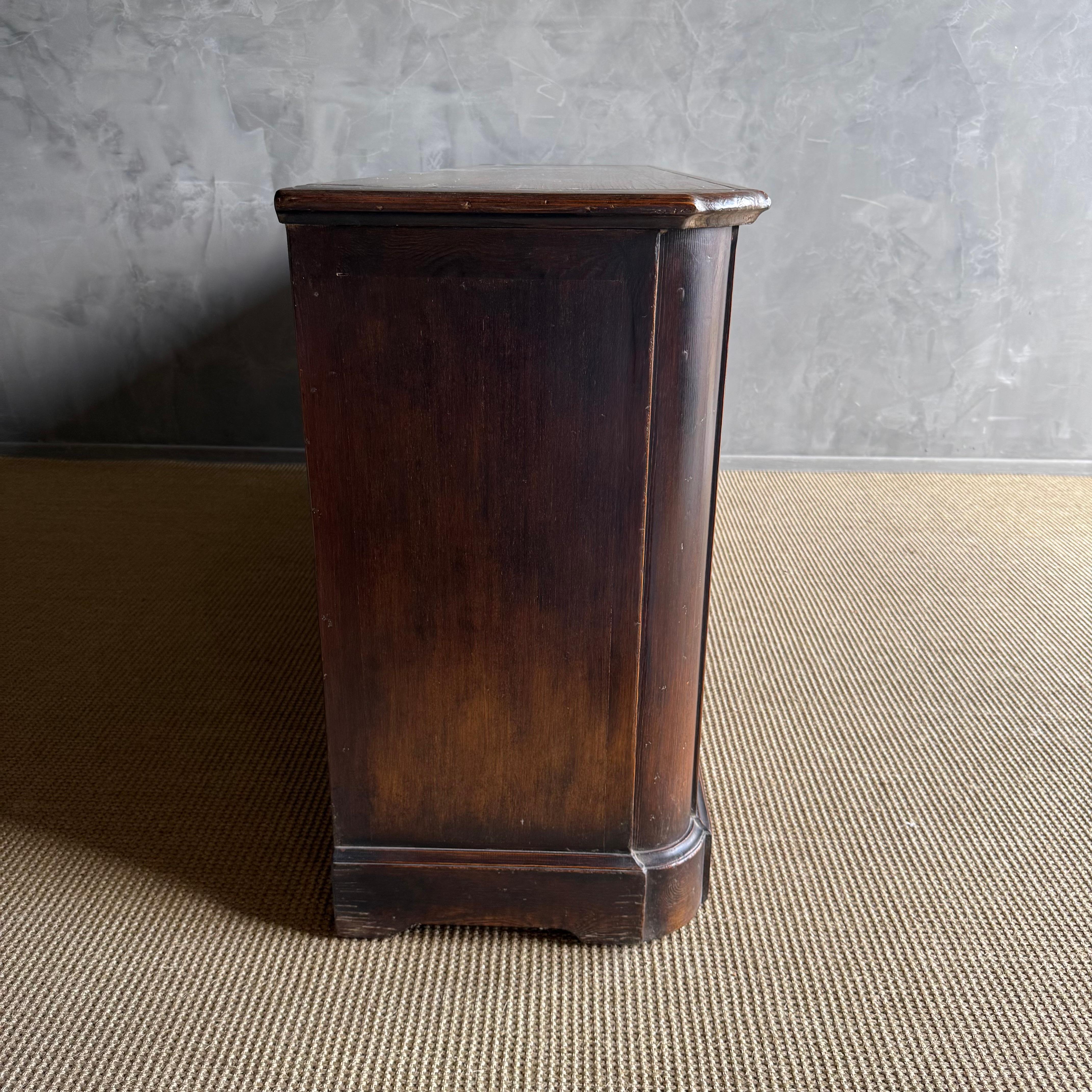 Reclaimed Wood Bennett European Style Cabinet with 4 doors and locking key 83