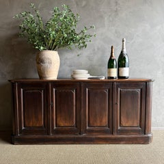 Reclaimed Wood Bennett European Style Cabinet with 4 doors and locking key 83"