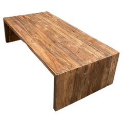 Vintage Reclaimed Wood Coffee Table 