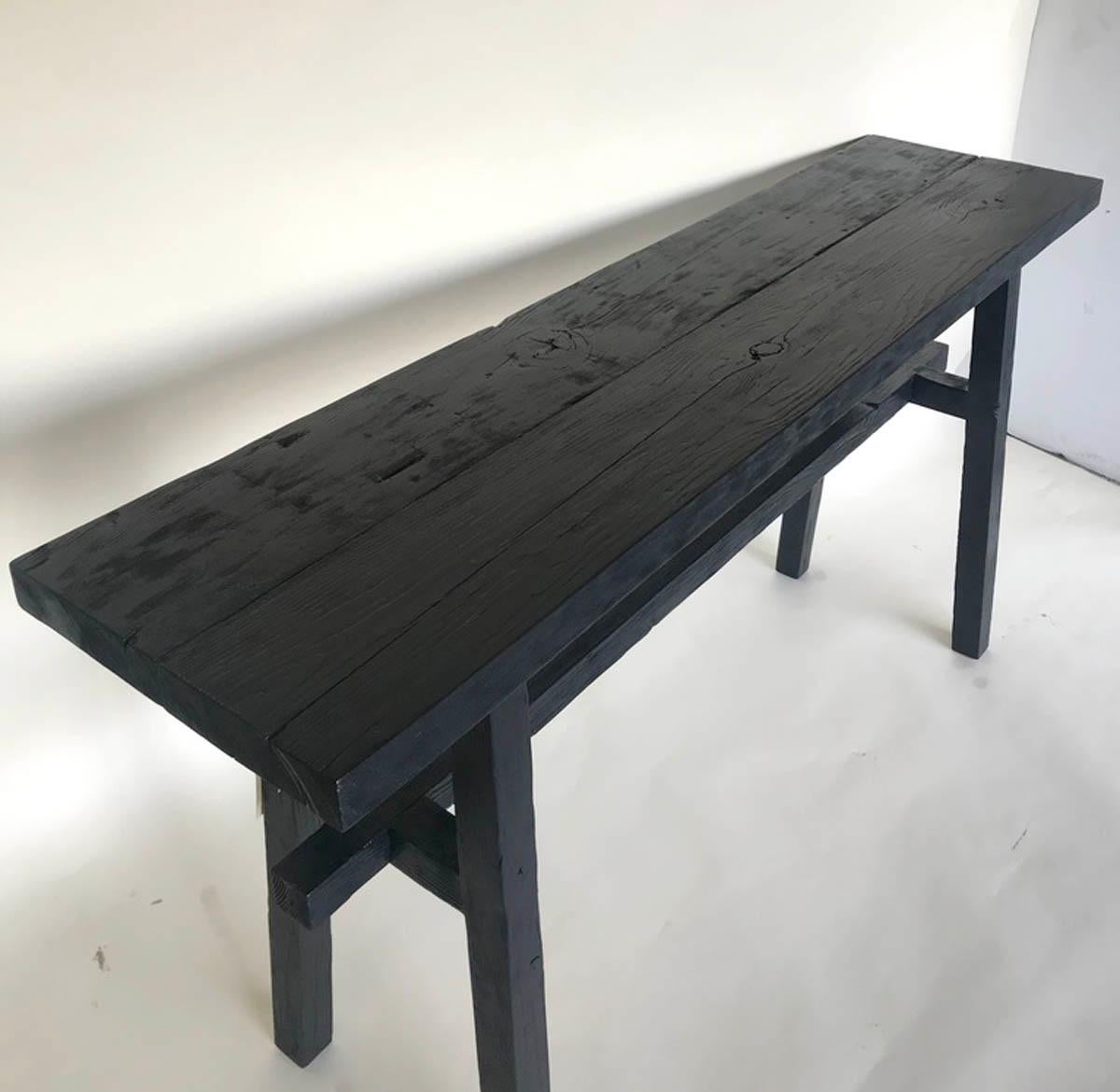 Contemporary Reclaimed Wood Console
