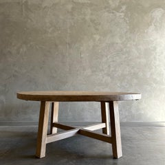 Reclaimed Wood Dining Table in Natural Wood Finish 71"