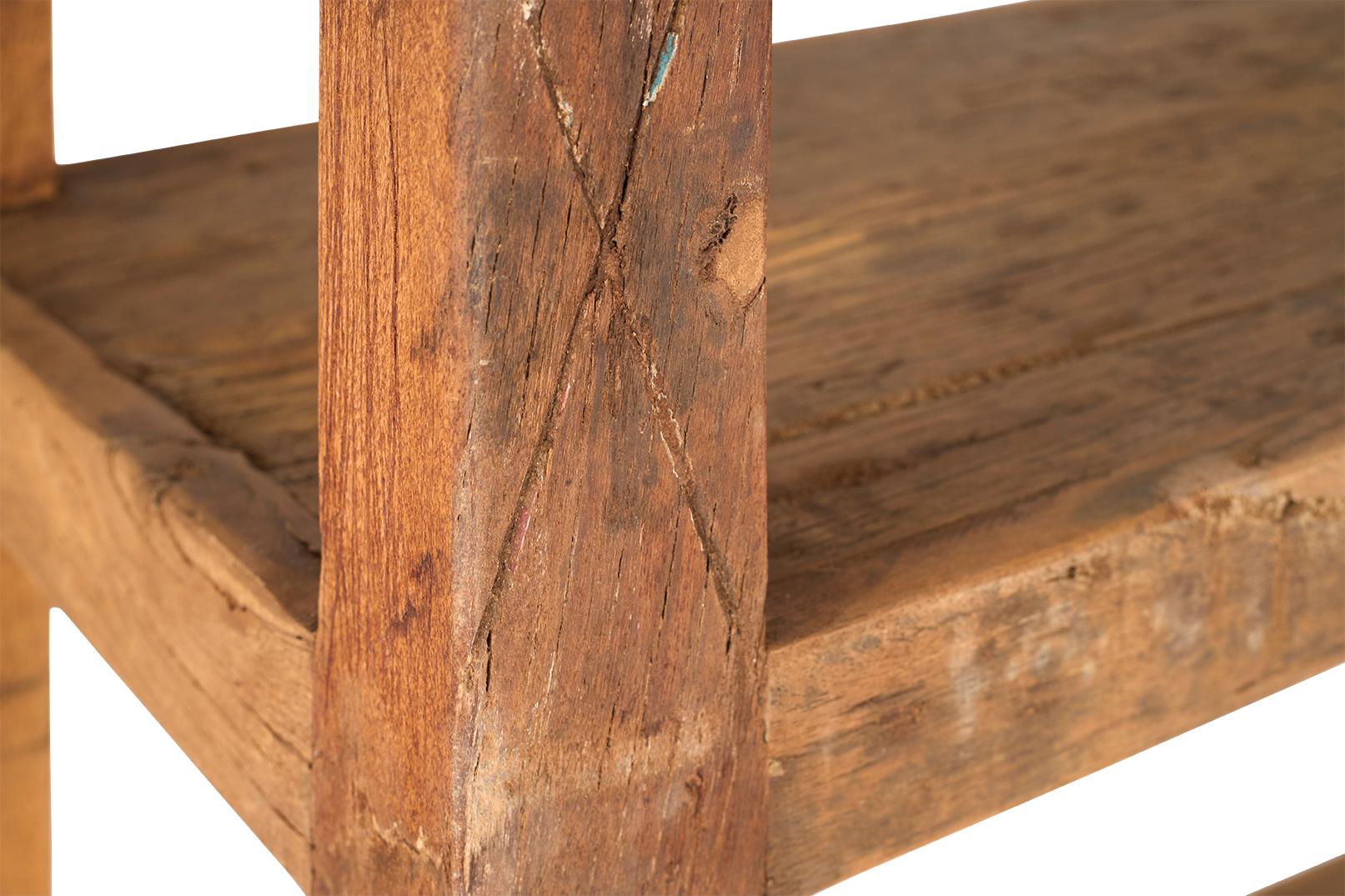 XX secolo Etagere in Wood recuperato su rotelle in vendita