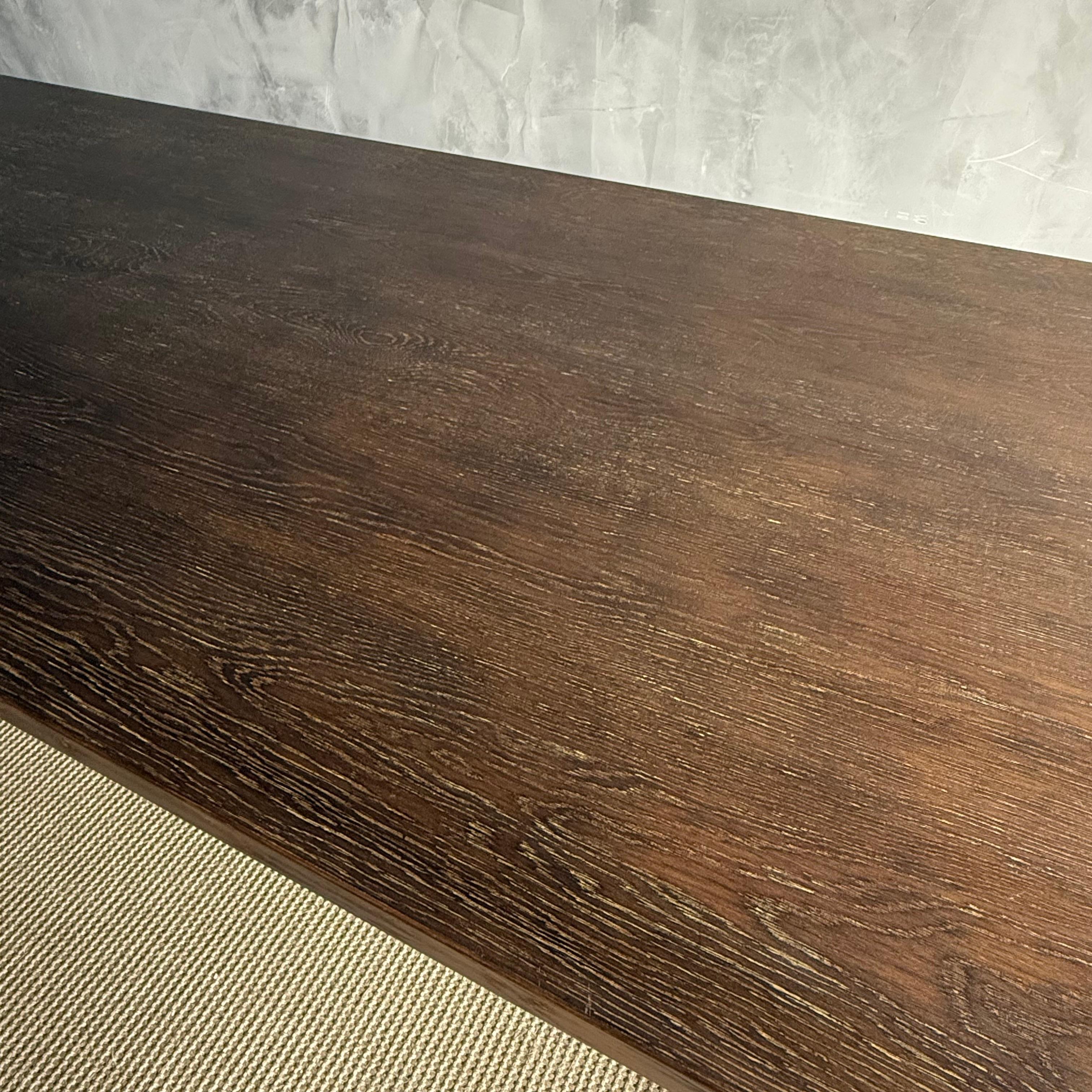 Table de salle à manger en bois recyclé Oak Oak 84 en vente 7