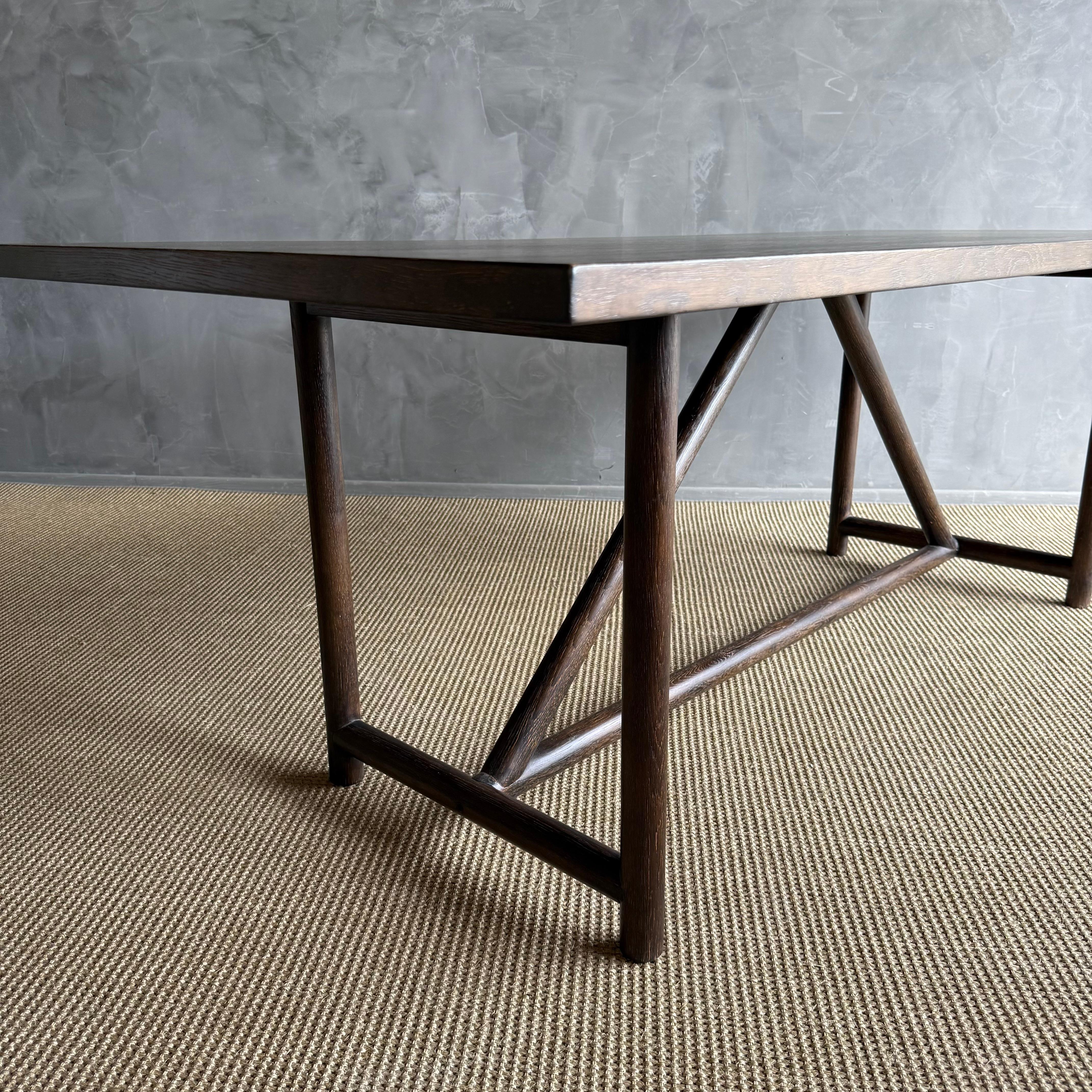 Table de salle à manger en bois recyclé Oak Oak 84 en vente 1