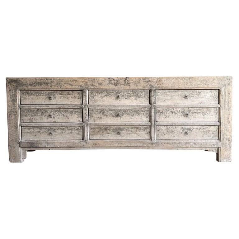 Reclaimed Wood One of a Kind Dresser or Sideboard with Patina Finish For  Sale at 1stDibs