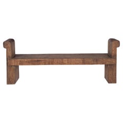 Reclaimed Wood Railway Bench