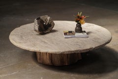 Reclaimed Wood Round Coffee Table