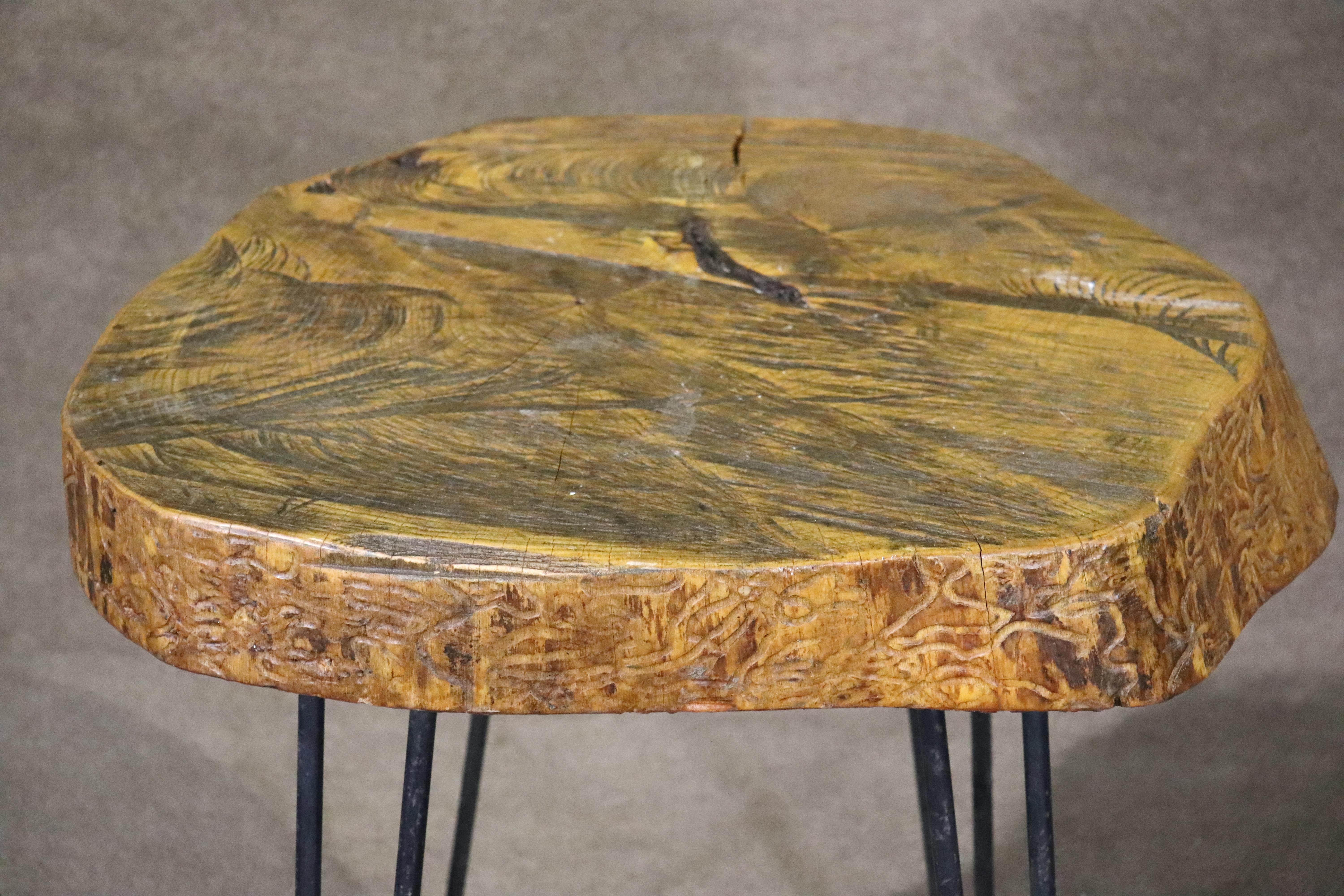 Rustic Reclaimed Wood Side Tables For Sale