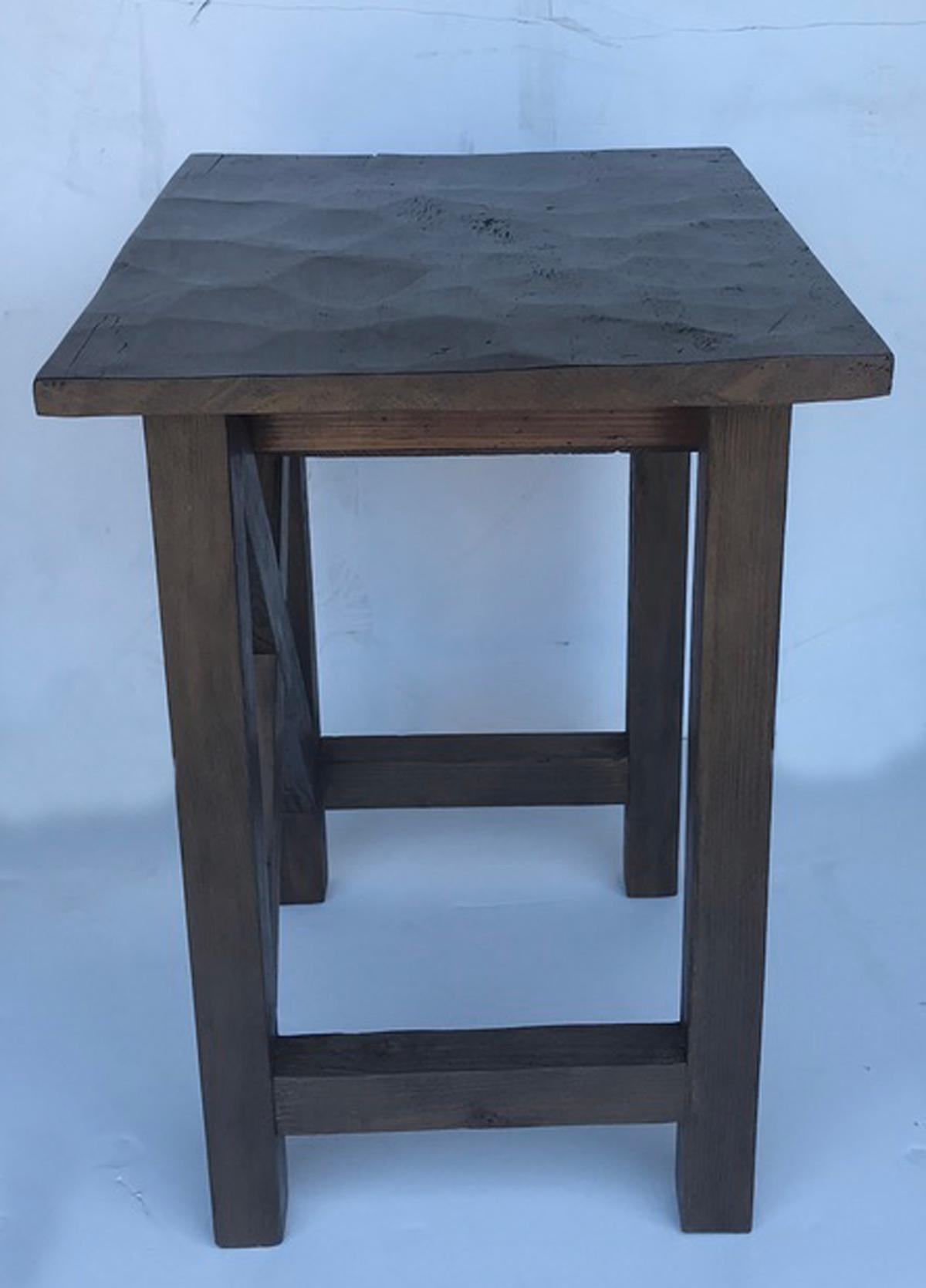 American Reclaimed Wood Side Tables or Nightstands with Drawers
