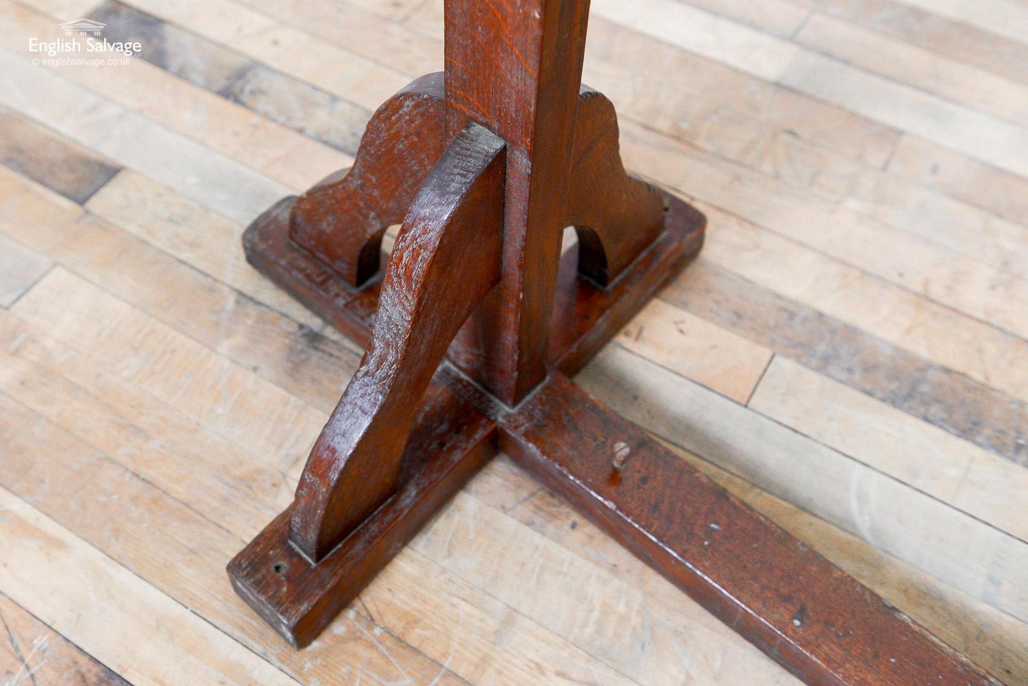 Reclaimed Wooden Free Standing Coat Stand, 20th Century For Sale 1