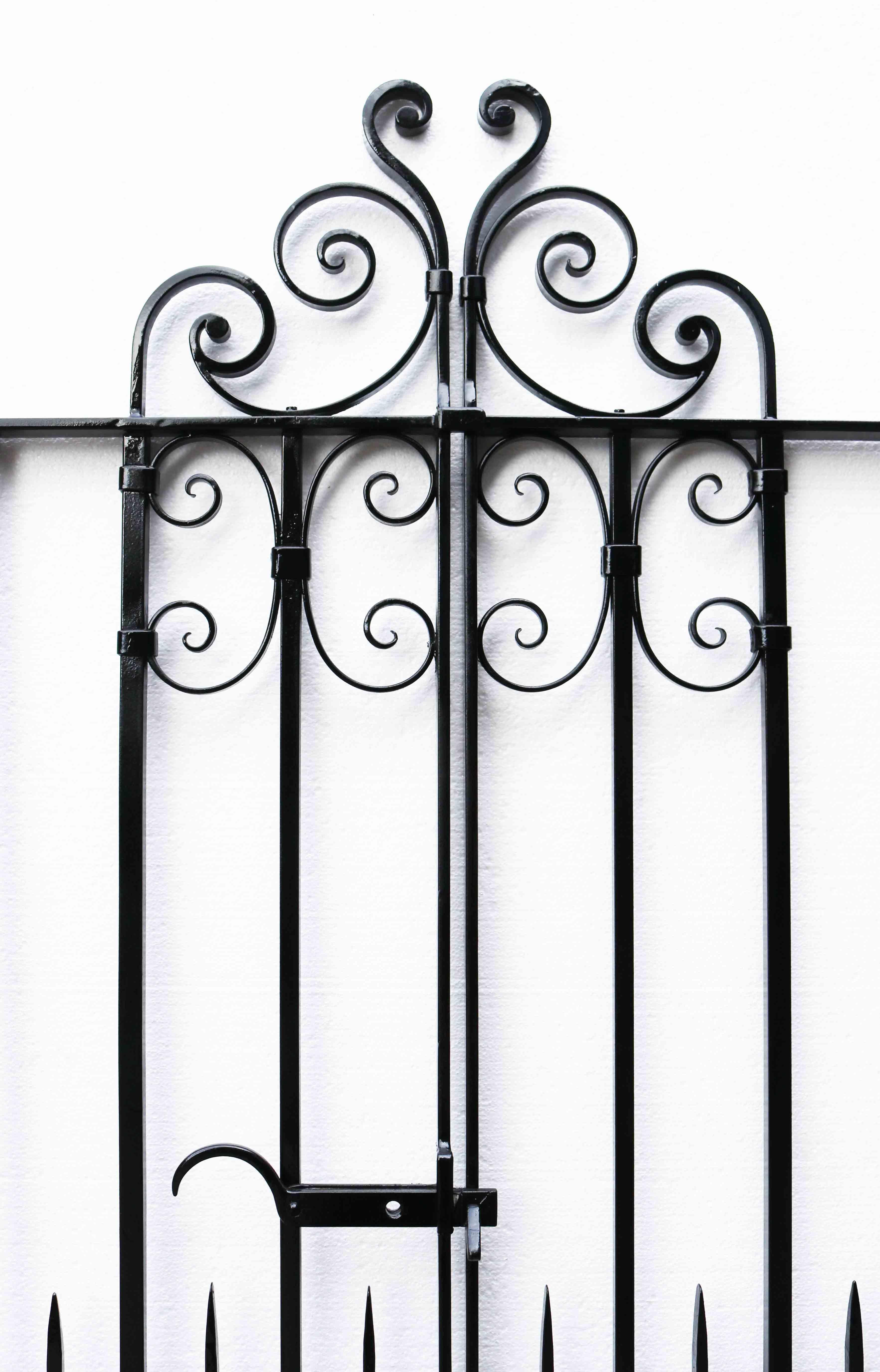 Reclaimed Wrought Iron Driveway Gates at 1stDibs gate dimensions, main gate iron design for