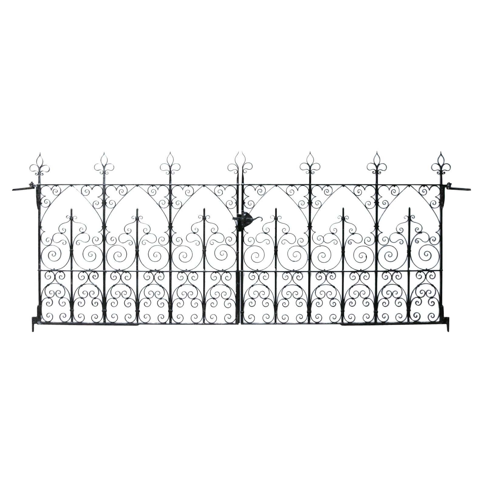 Reclaimed Wrought Iron Driveway Gates