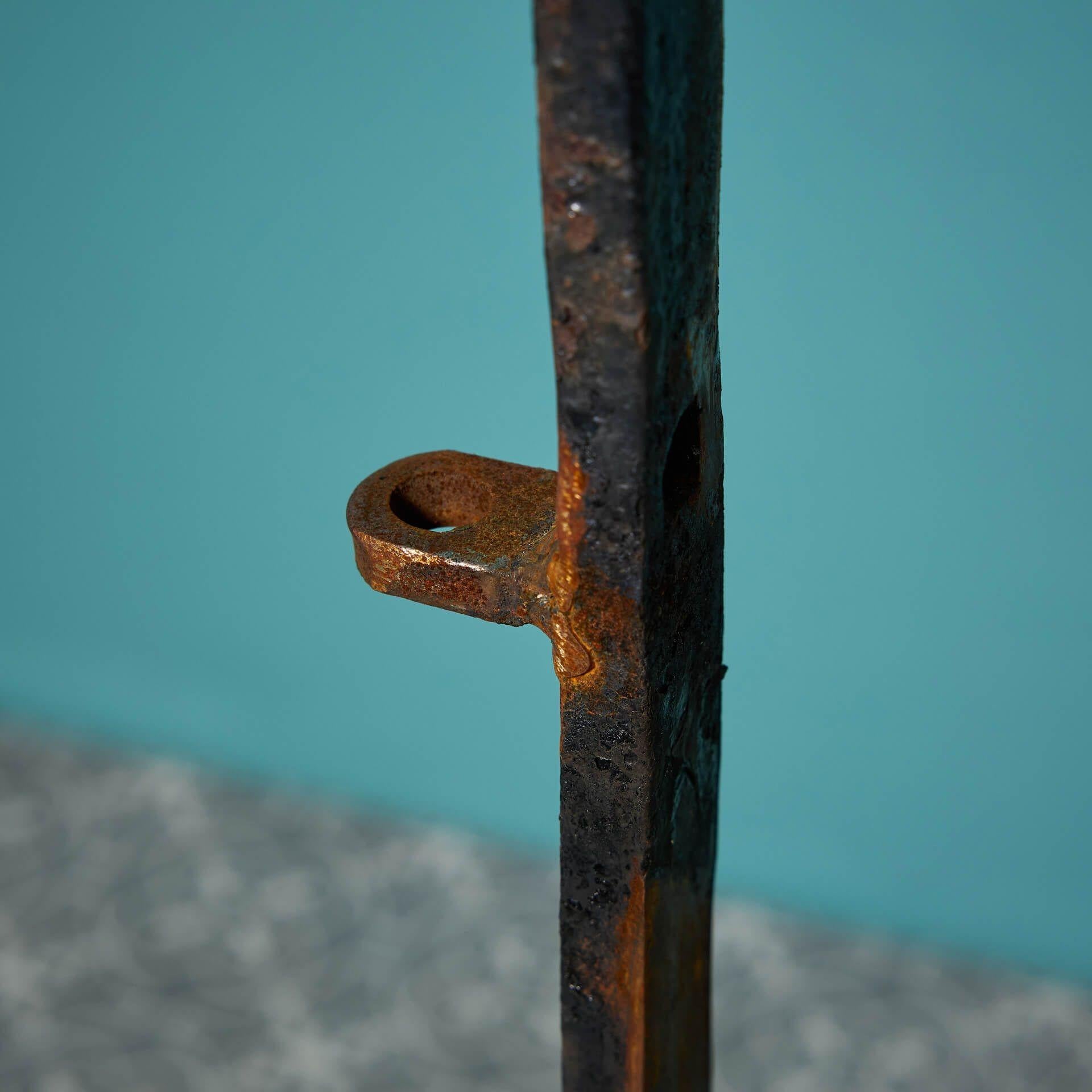 English Reclaimed Wrought Iron Garden Side Gate For Sale