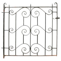 Antique Reclaimed Wrought Iron Gate