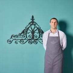 Reclaimed Wrought Iron Gate Overthrow