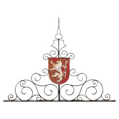 Reclaimed Wrought Iron Gate Overthrow