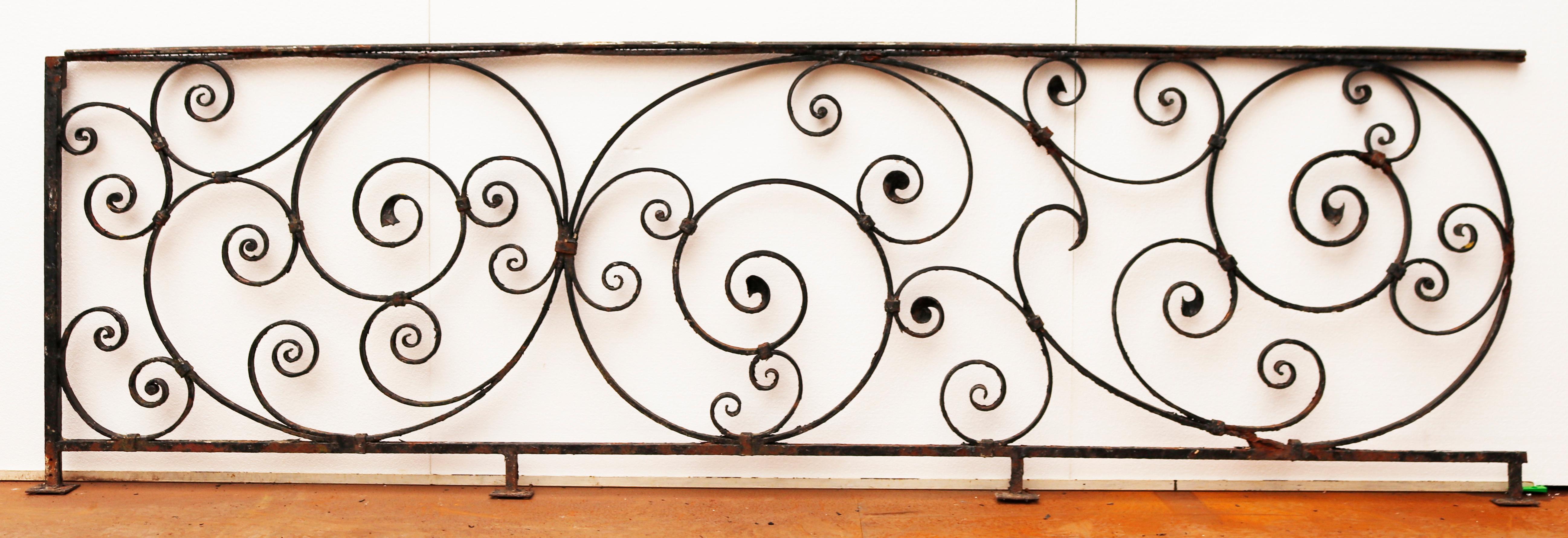 antique wrought iron railings for sale