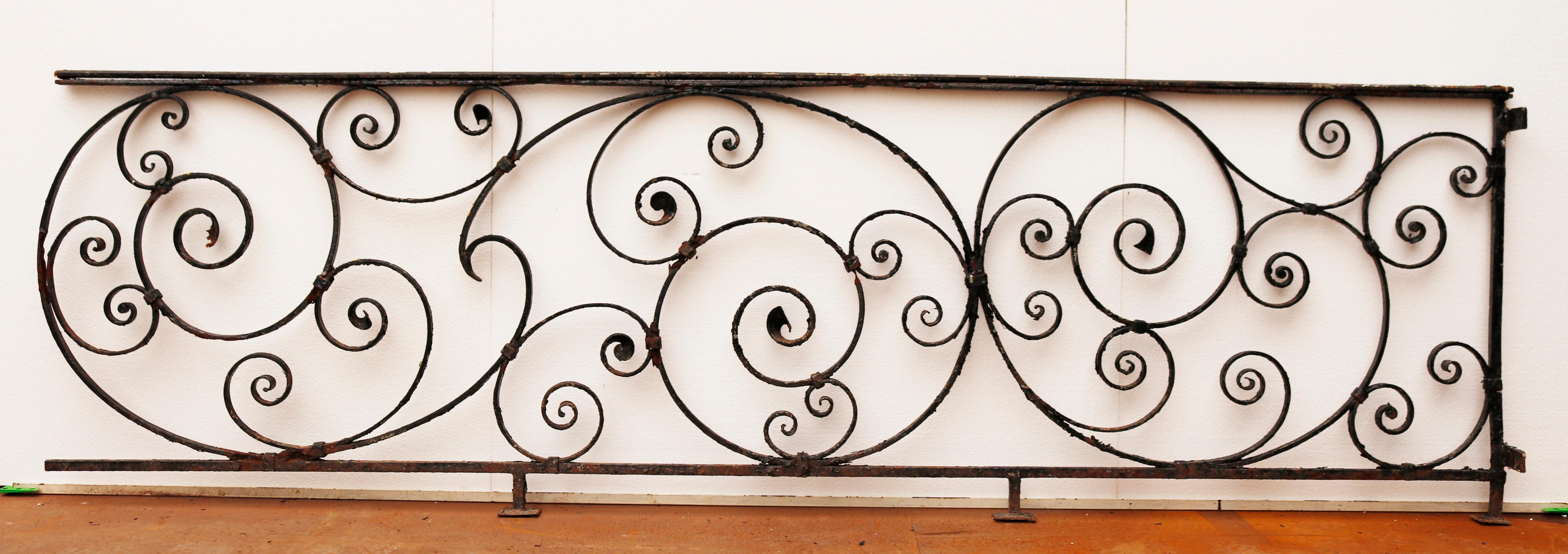 decorative wrought iron railings