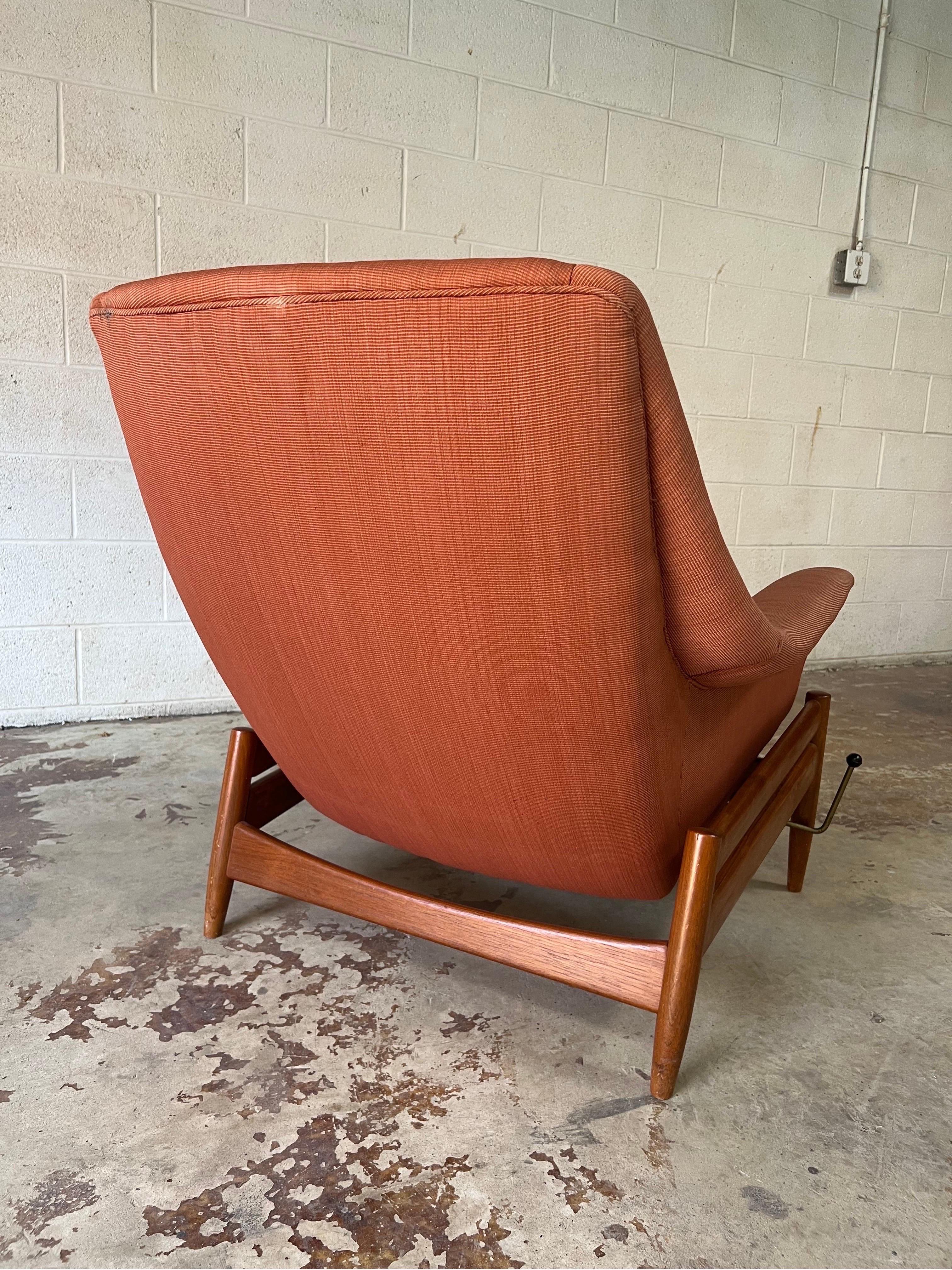 Mid-20th Century Recliner by L.K. Hjelle, Norway circa 1960’s