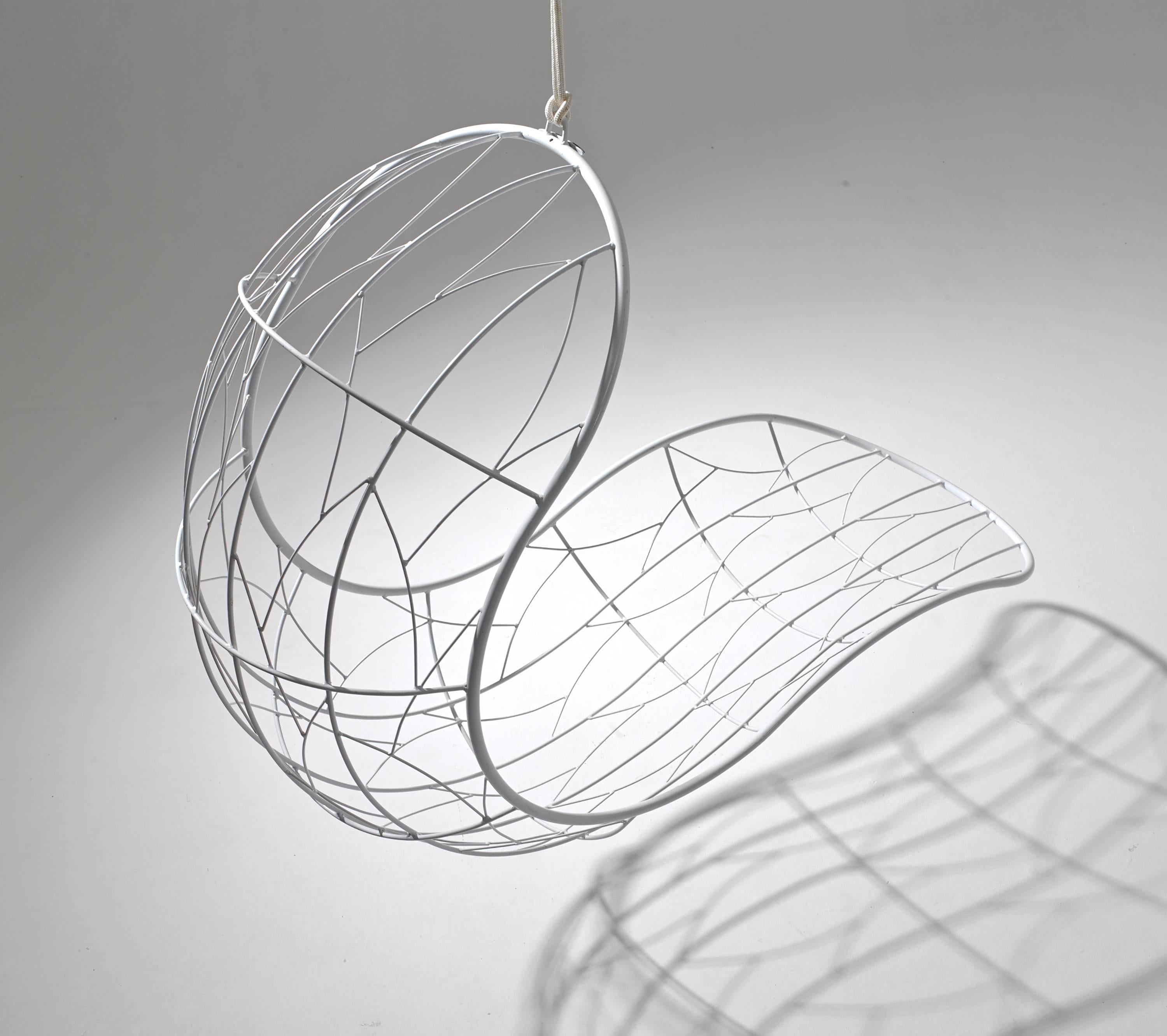 single swing chair outdoor