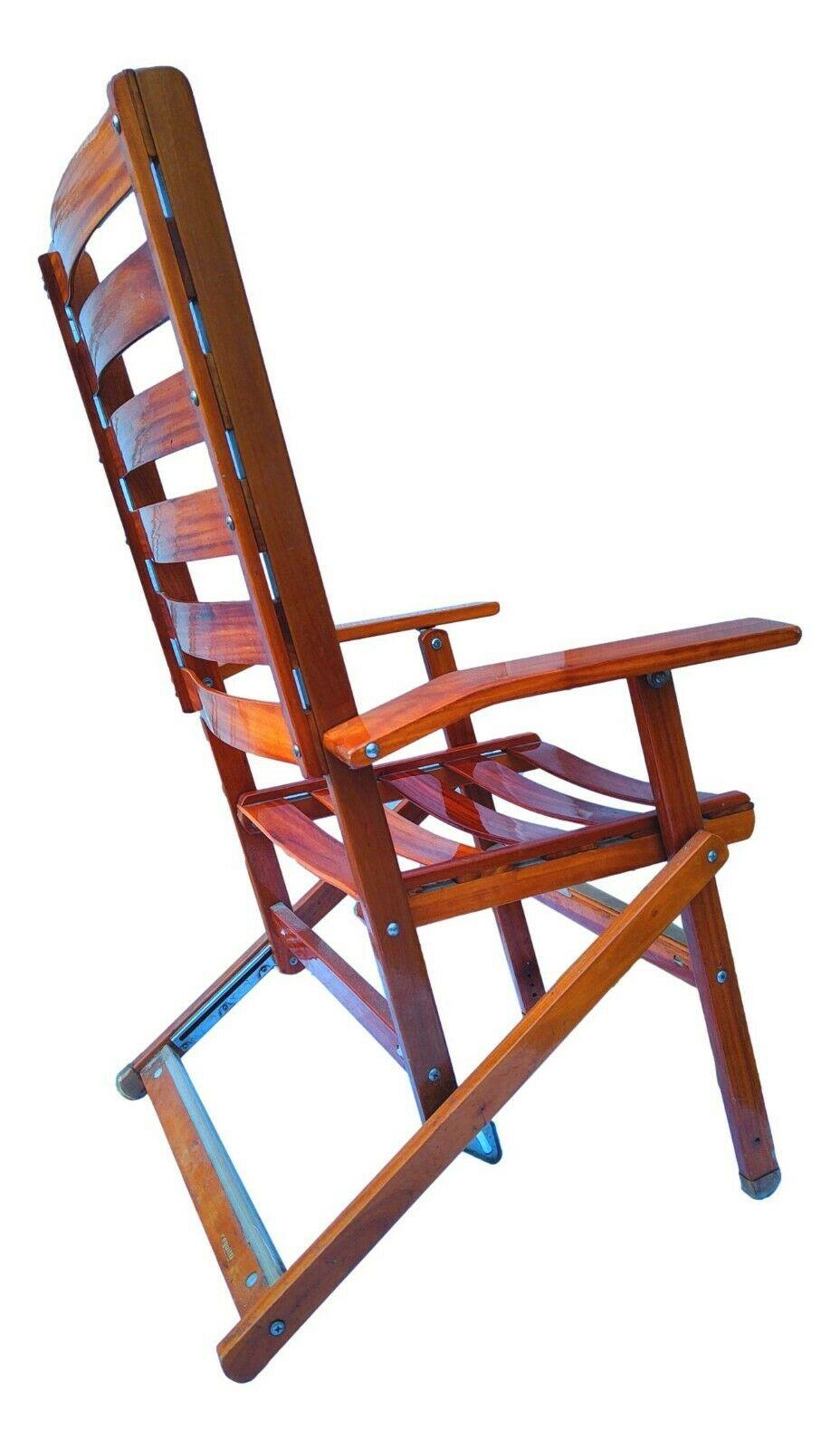 Fauteuil inclinable et pliant dans le style d'Ico Parisi  fratelli Reguitti des années 1960 Bon état - En vente à taranto, IT