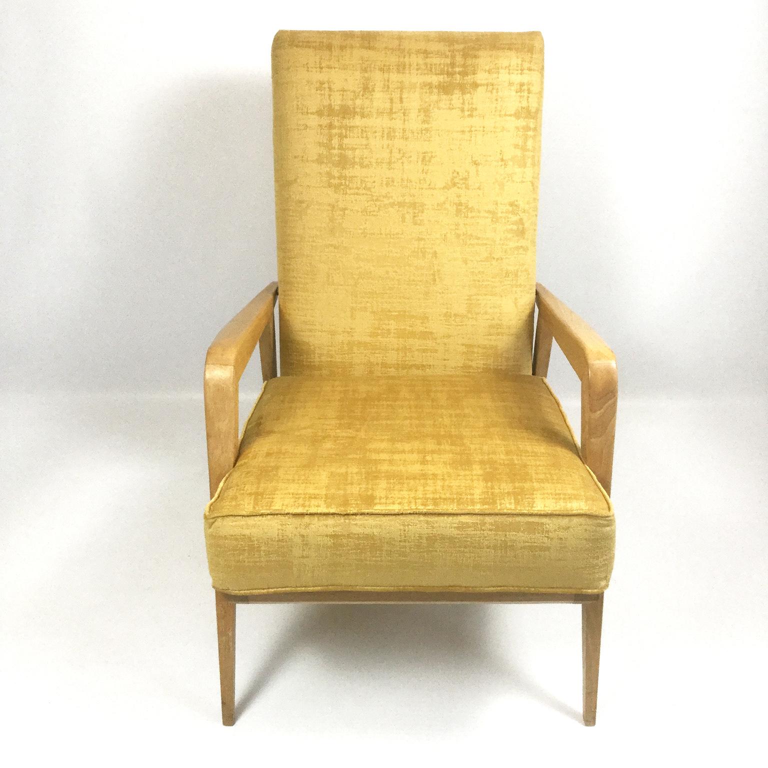Hand-Crafted Reclining Armchairs by Etienne Henri Martin for Steiner