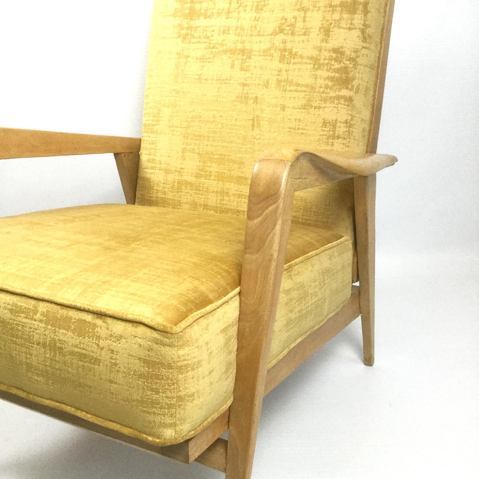 20th Century Reclining Armchairs by Etienne Henri Martin for Steiner