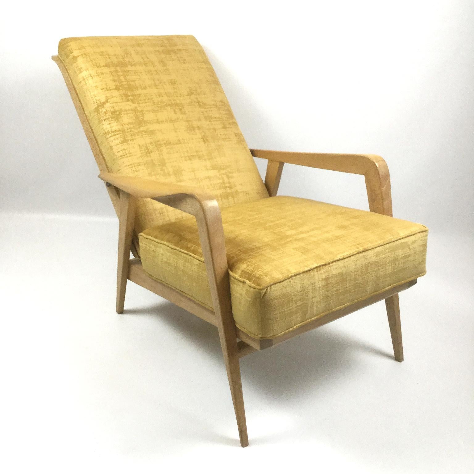 Reclining Armchairs by Etienne Henri Martin for Steiner 1