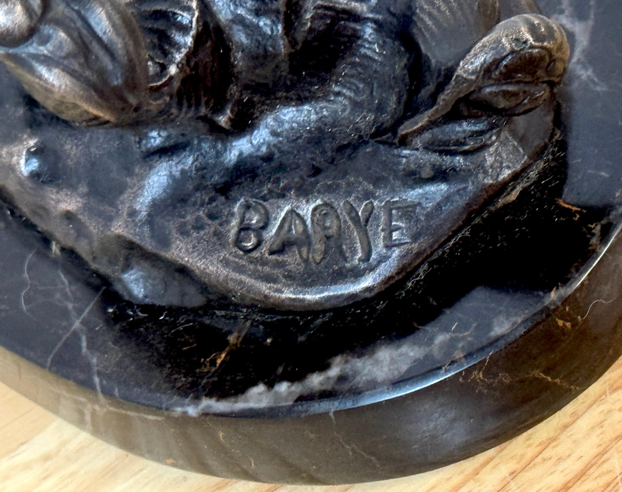 Oso reclinado, Escultura de bronce Después de, Antoine-Louis Barye en venta 7