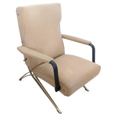 Reclining Beige Armchair by Giulio Moscatelli for Formanova, Italy