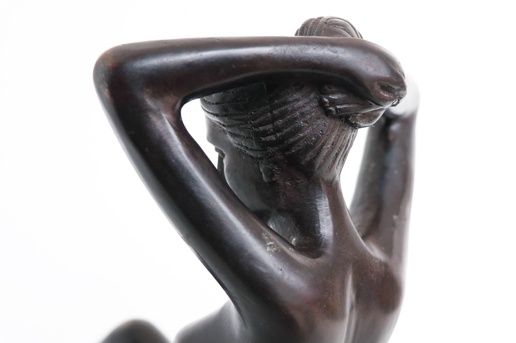 Reclining Bronze Sculpture Female Nude 1
