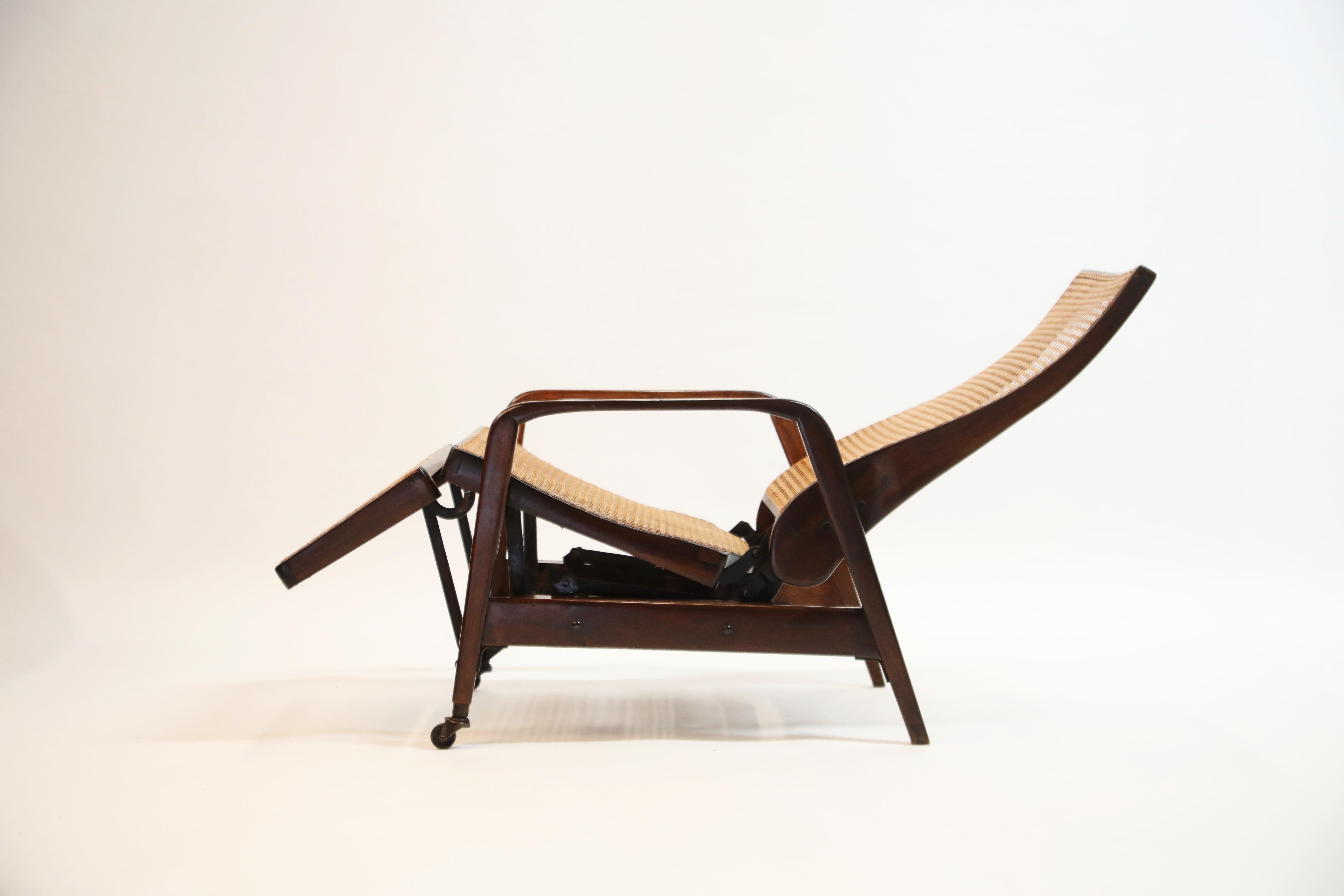 cane recliner chair