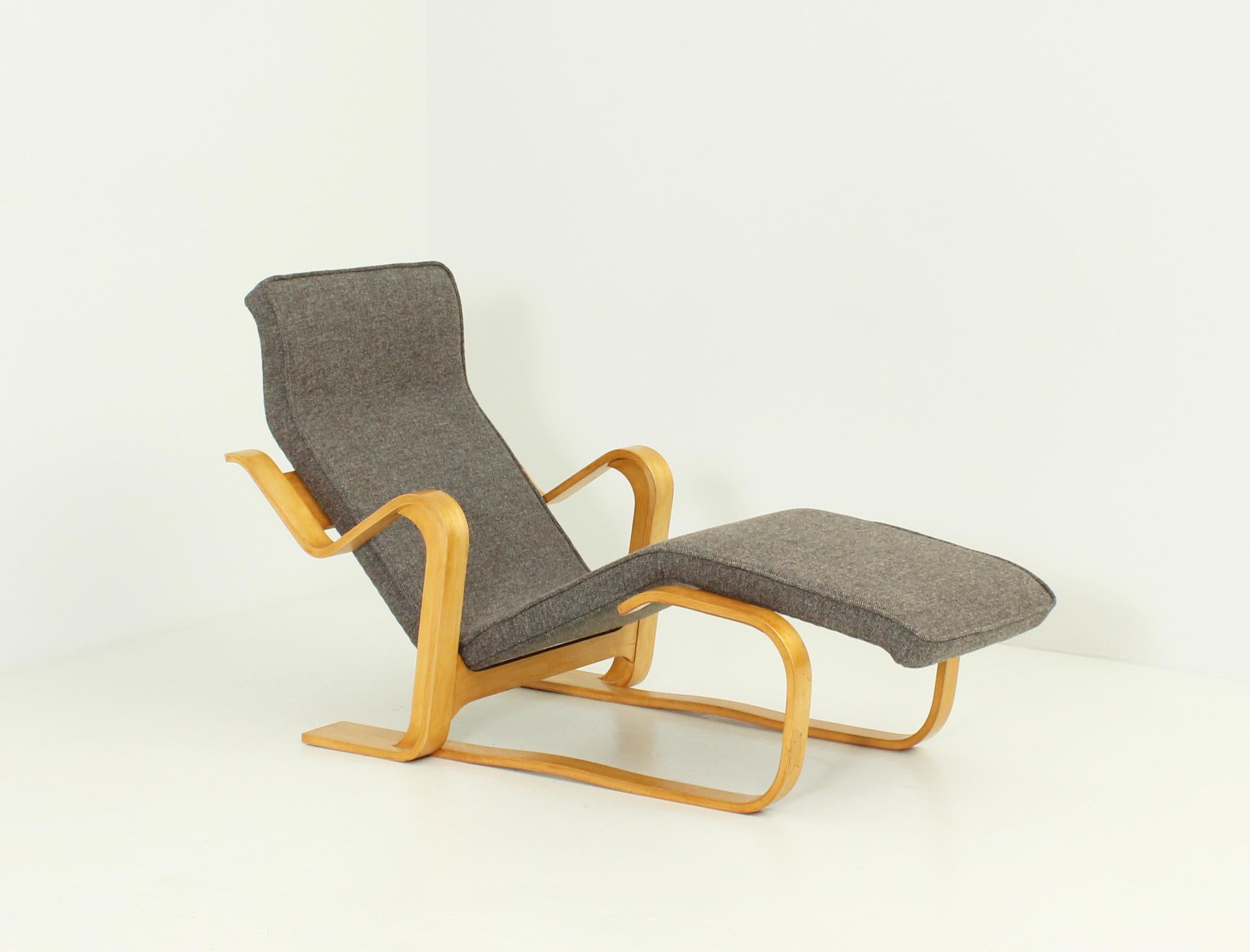 Moderne Chaise longue inclinable de Marcel Breuer pour Gavina