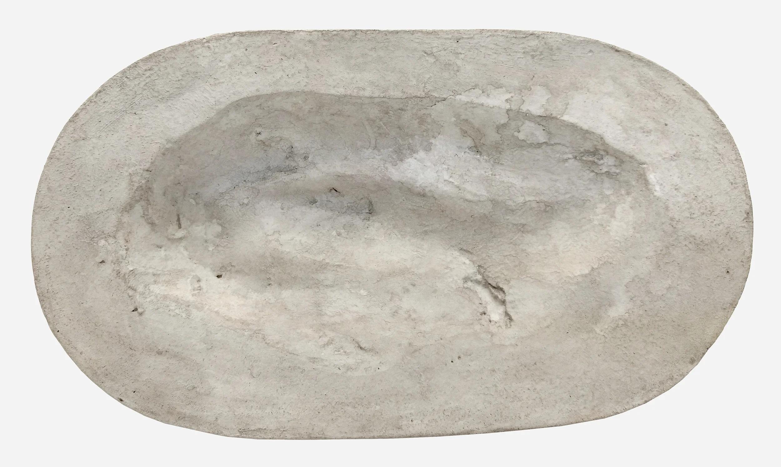 Reclining dog, plaster statuette France, circa 1880 For Sale 3